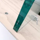 Tavolo Allungabile Fino a 300 cm in Legno Impiallacciato e Vetro – Strappo Viadurini