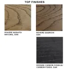 Tavolo Allungabile Fino a 300 cm in Legno Impiallacciato e Vetro – Strappo Viadurini