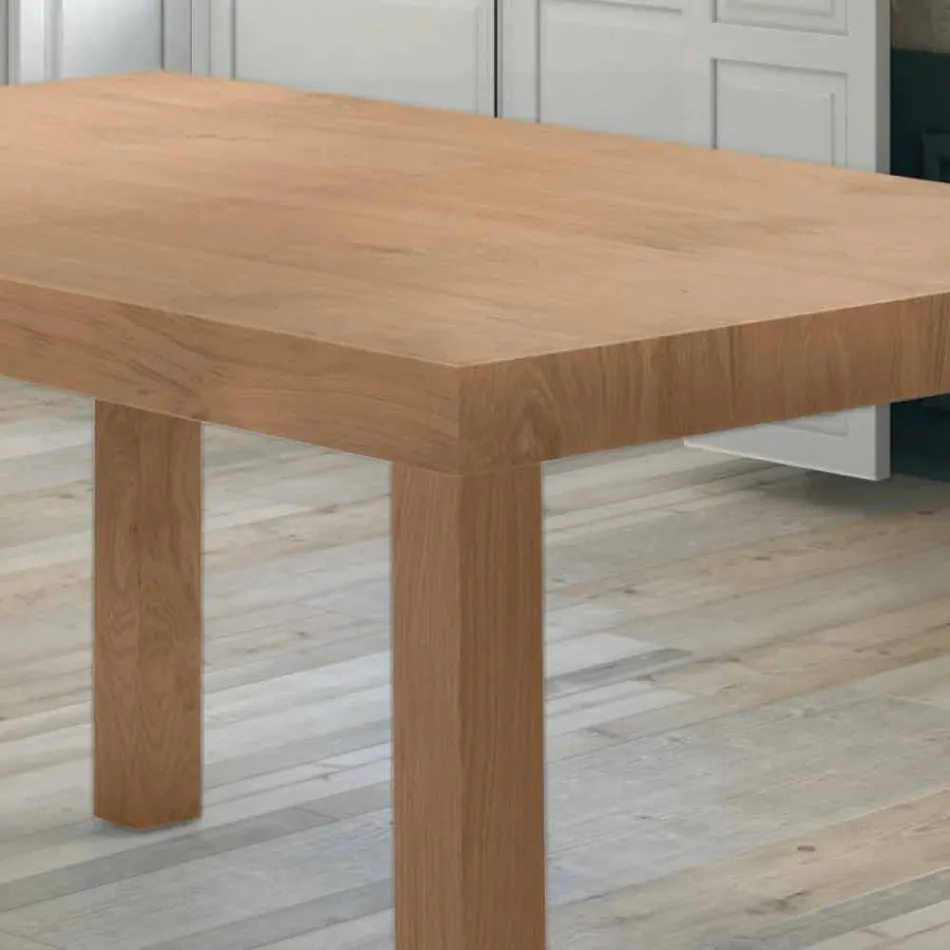 Tavolo Allungabile Fino a 470 cm in Legno Impiallacciato Made in Italy – Gordito Viadurini