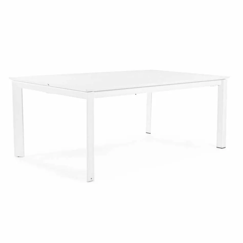 Tavolo Allungabile in Alluminio Design Moderno da Esterno Homemotion - Casper Viadurini