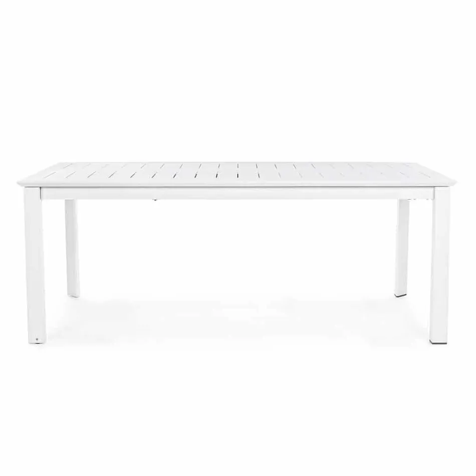 Tavolo Allungabile in Alluminio Design Moderno da Esterno Homemotion - Casper Viadurini