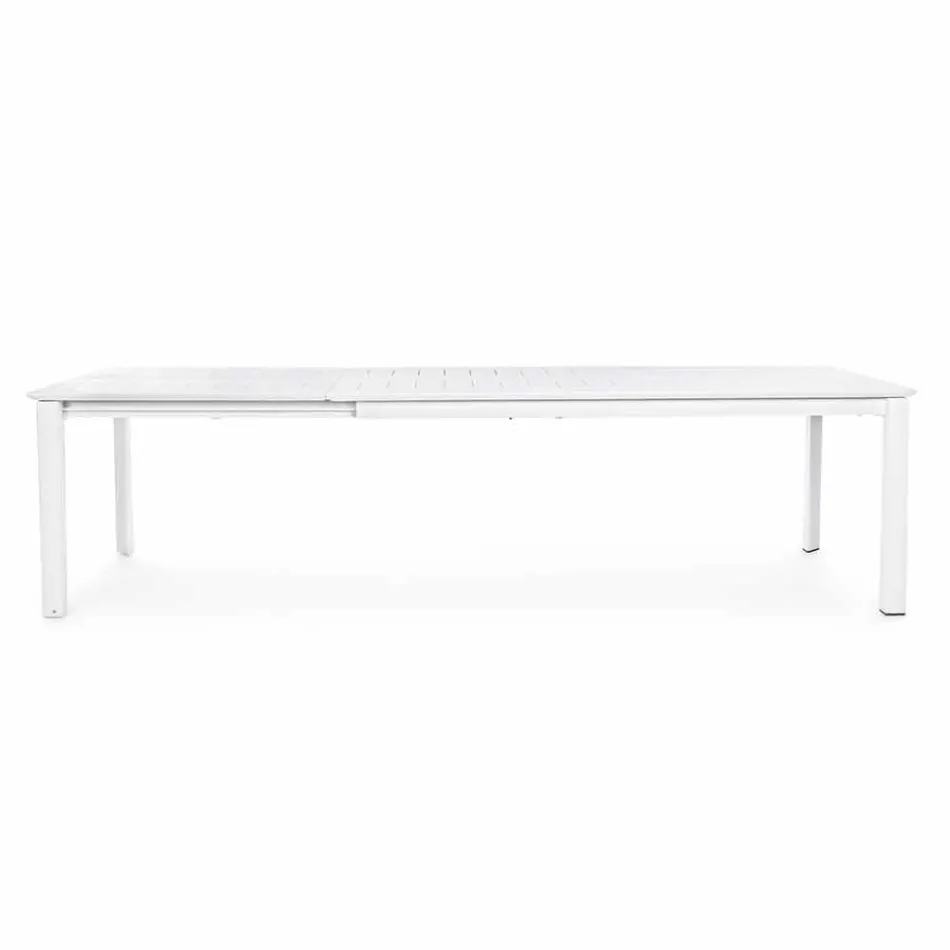 Tavolo Allungabile in Alluminio Design Moderno da Esterno Homemotion - Casper Viadurini