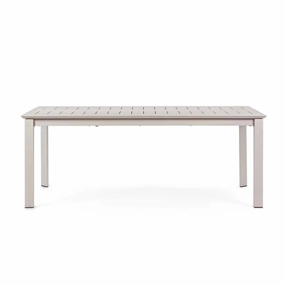 Tavolo Allungabile in Alluminio Design Moderno da Esterno Homemotion - Casper Viadurini
