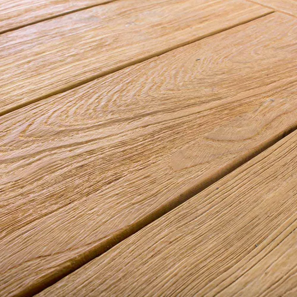 Tavolo Allungabile in Legno Design da Giardino per 6 Persone Homemotion - Hunter Viadurini