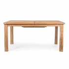 Tavolo Allungabile in Legno Design da Giardino per 6 Persone Homemotion - Hunter Viadurini