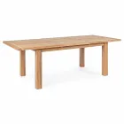 Tavolo Allungabile in Legno Design da Giardino per 6 Persone Homemotion - Hunter Viadurini