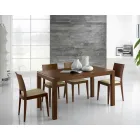 Tavolo Allungabile in Legno Frassino con Fasce Laterali in Frassino – Ketla Viadurini