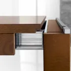 Tavolo Allungabile in Legno Frassino con Fasce Laterali in Frassino – Ketla Viadurini