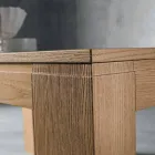 Tavolo Allungabile in Legno Rovere Made in Italy - Sondrio Viadurini