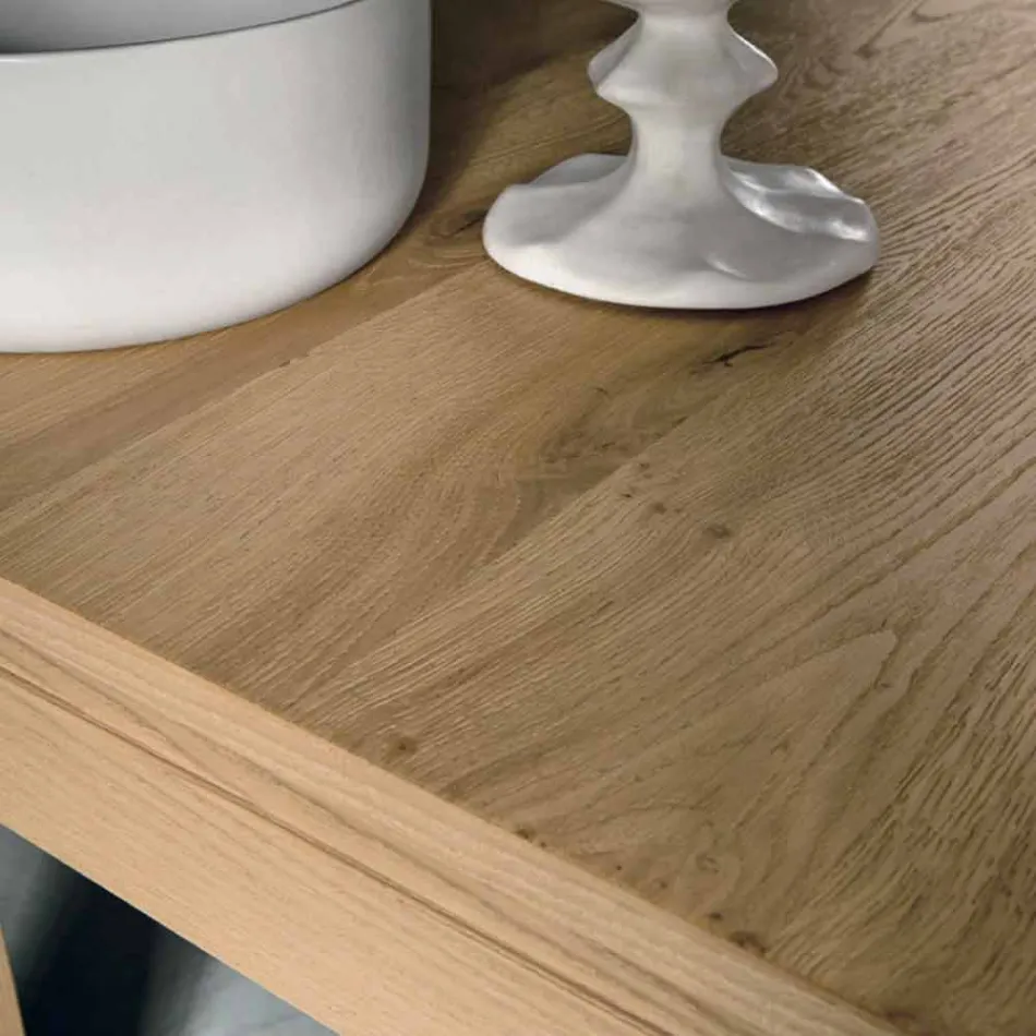 Tavolo Allungabile in Legno Rovere Made in Italy - Sondrio Viadurini