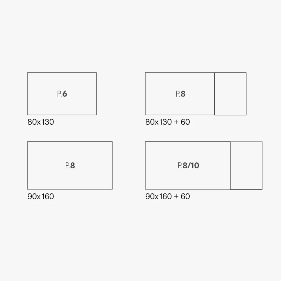 Tavolo Allungabile in Melaminico di Diverse Finiture Made in Italy - Lily Viadurini