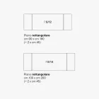 Tavolo Allungabile in Vetroceramica di 3 Diverse Finiture Made in Italy - Tecna Viadurini