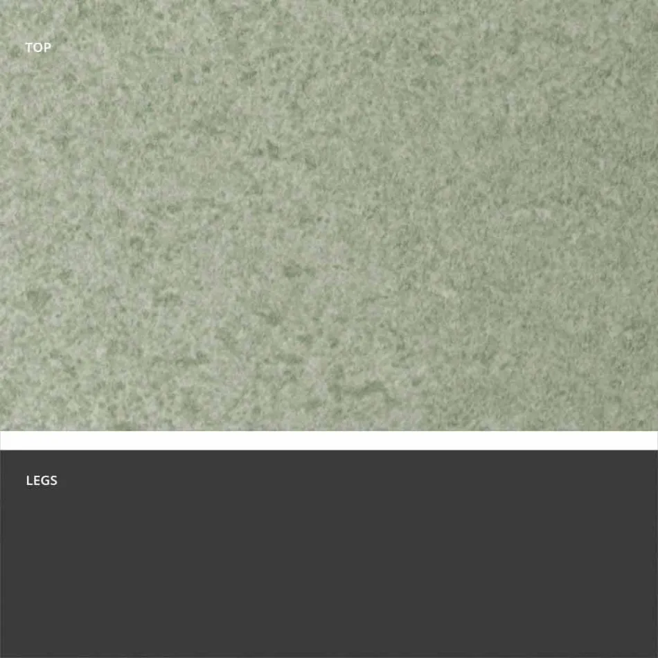 Tavolo allungabile moderno con piano in gres fatto in Italia, Erve Viadurini