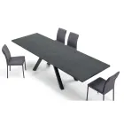 Tavolo Allungabile Moderno con Piano in Legno Laminato Made in Italy – Settimmio Viadurini