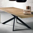 Tavolo Allungabile Moderno in Legno Rovere Made in Italy - Oncino Viadurini
