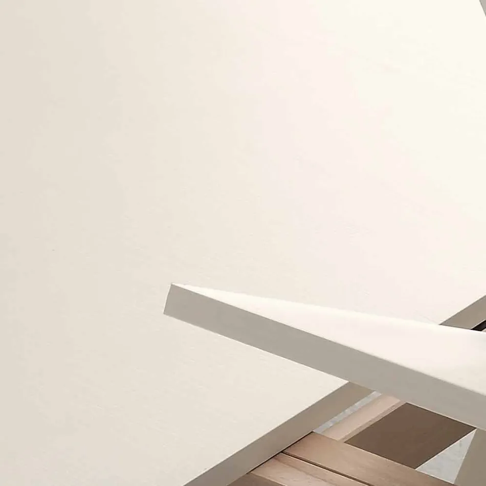 Tavolo allungabile moderno in nobilitato e Mdf Denver  Viadurini