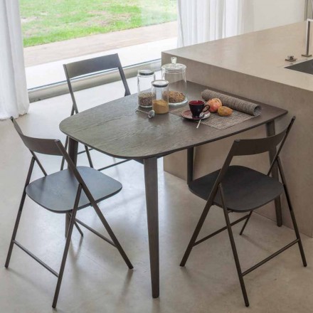 Tavolo Allungabile Pranzo in Legno Impiallacciato fino a 170 cm - Nutello Viadurini