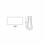 Tavolo Alto con Piano in Hpl e Base in Polietilene Made in Italy - Tinuccia Viadurini