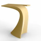 Tavolo alto da esterno H 100 cm di design, in polietilene, Wing Vondom Viadurini