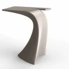 Tavolo alto da esterno H 100 cm di design, in polietilene, Wing Vondom Viadurini