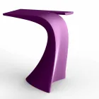 Tavolo alto da esterno H 100 cm di design, in polietilene, Wing Vondom Viadurini