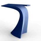 Tavolo alto da esterno H 100 cm di design, in polietilene, Wing Vondom Viadurini