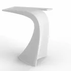 Tavolo alto da esterno H 100 cm di design, in polietilene, Wing Vondom Viadurini