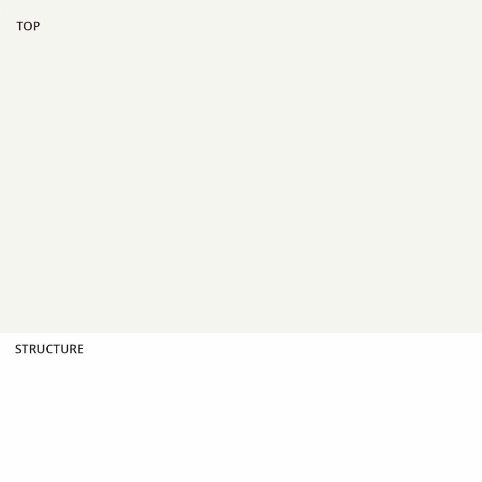 Tavolo Alto in Polietilene con Piano Rotondo in Hpl Made in Italy - Tinuccia Viadurini