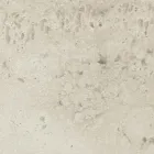 Tavolo con Base in Legno e Piano in Ceramica Travertino Chiaro - Infinity Viadurini