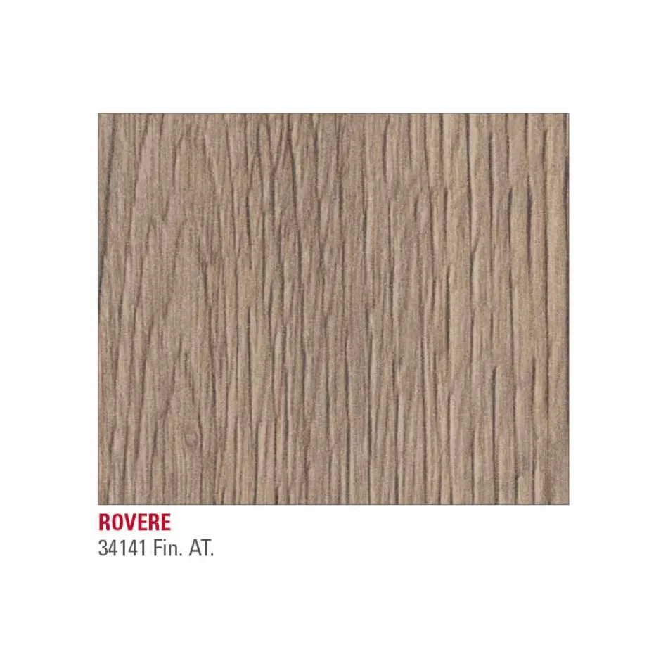 Tavolo con Piano Allungabile Fino a 334 cm Effetto Legno Made in Italy - Bavaria Viadurini