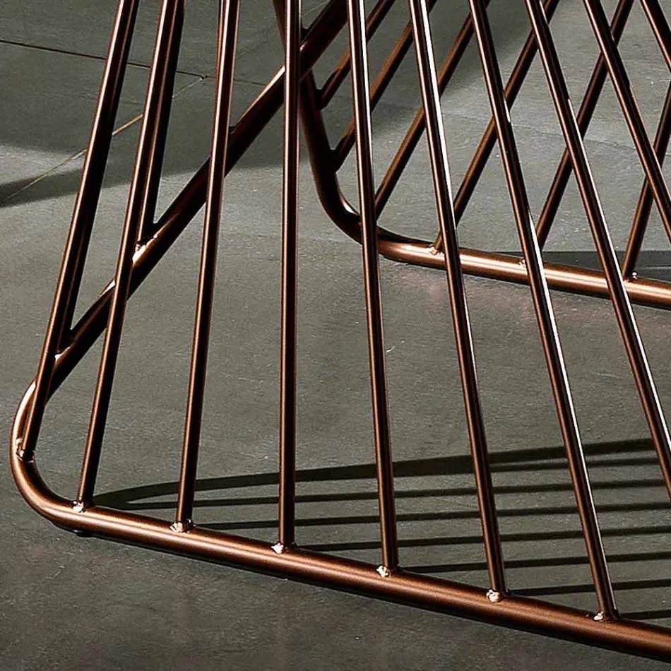 Tavolo con piano in vetroceramica moderno made in Italy, Mitia Viadurini