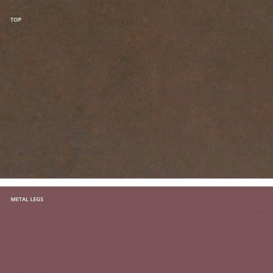 Tavolo con piano in vetroceramica moderno made in Italy, Mitia Viadurini