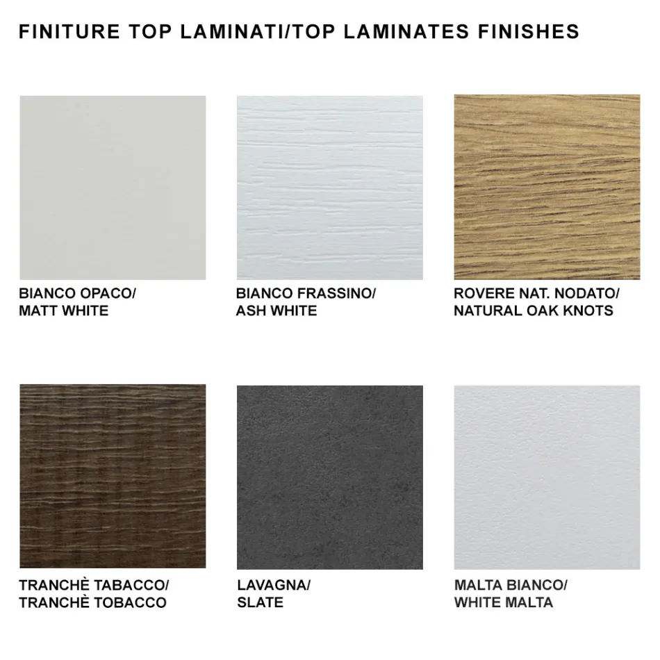 Tavolo Consolle Allungabile fino a 325 cm in Laminato Made in Italy – Dalmata Viadurini