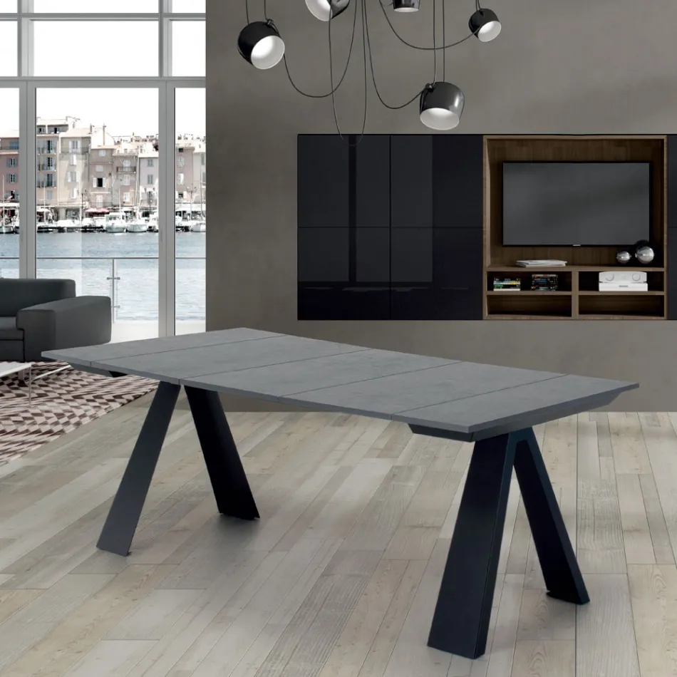Tavolo Consolle Allungabile fino a 325 cm in Laminato Made in Italy – Dalmata Viadurini