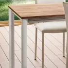 Tavolo Cucina Allungabile Fino a 240 cm Effetto Legno Made in Italy - Maltese Viadurini