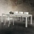 Tavolo Cucina Allungabile Fino a 240 cm in Hpl Pregiato Made in Italy - Jupiter Viadurini