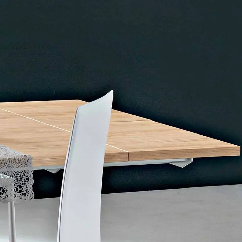 Tavolo Cucina Allungabile Fino a 280 cm in Legno Realizzato in Italia - Carlino Viadurini