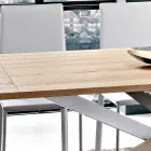 Tavolo Cucina Allungabile Fino a 280 cm in Legno Realizzato in Italia - Carlino Viadurini