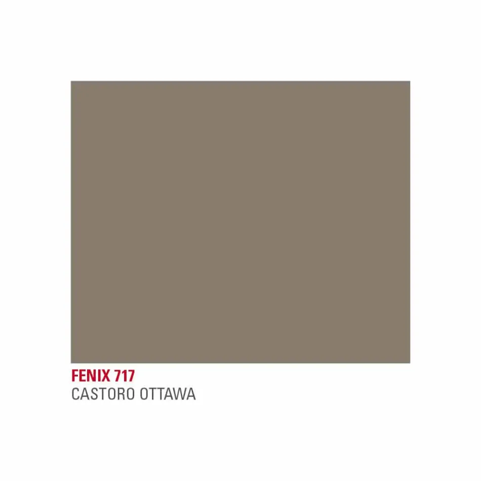 Tavolo Cucina in Metallo Verniciato con Piano in Fenix Made in Italy - Efisto Viadurini