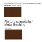 Tavolo da 300 cm in Vetro con Base in Metallo di Design Made in Italy - Lunaria Viadurini