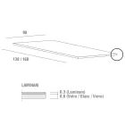 Tavolo da Cucina Allungabile in Ceramica Laminam Made in Italy Pregiato - Efisto Viadurini