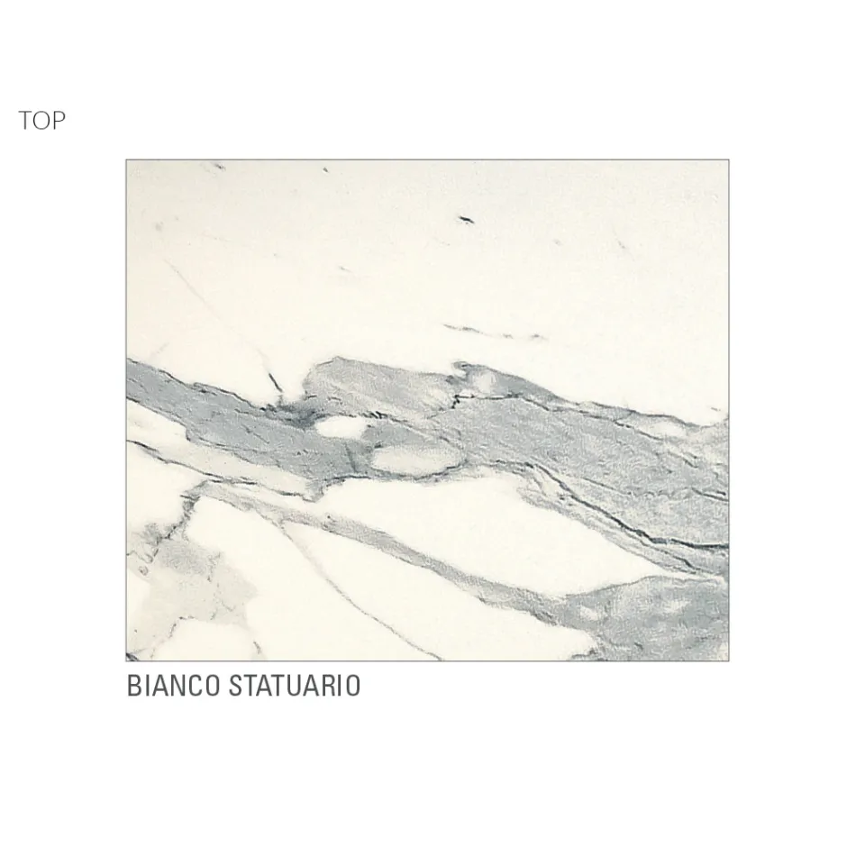 Tavolo da Cucina con Piano in Laminam Made in Italy, di Alta Qualità - Lingotto Viadurini