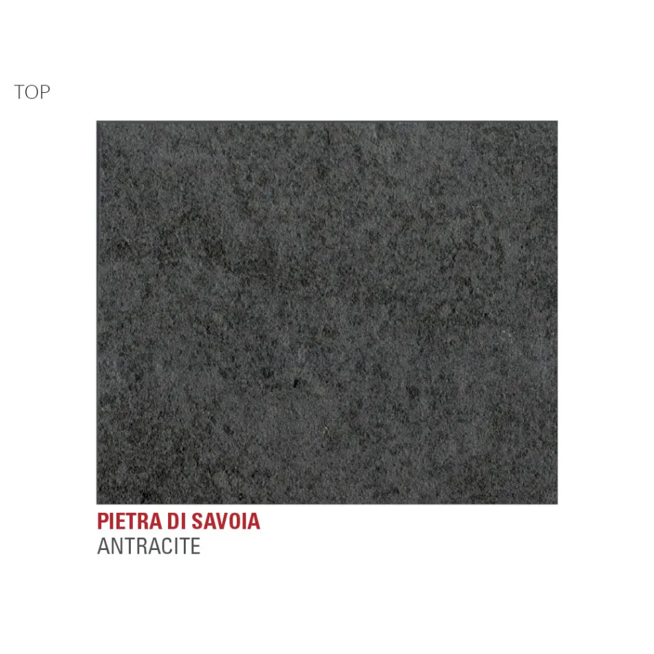 Tavolo da Cucina con Piano in Laminam Made in Italy, di Alta Qualità - Lingotto Viadurini