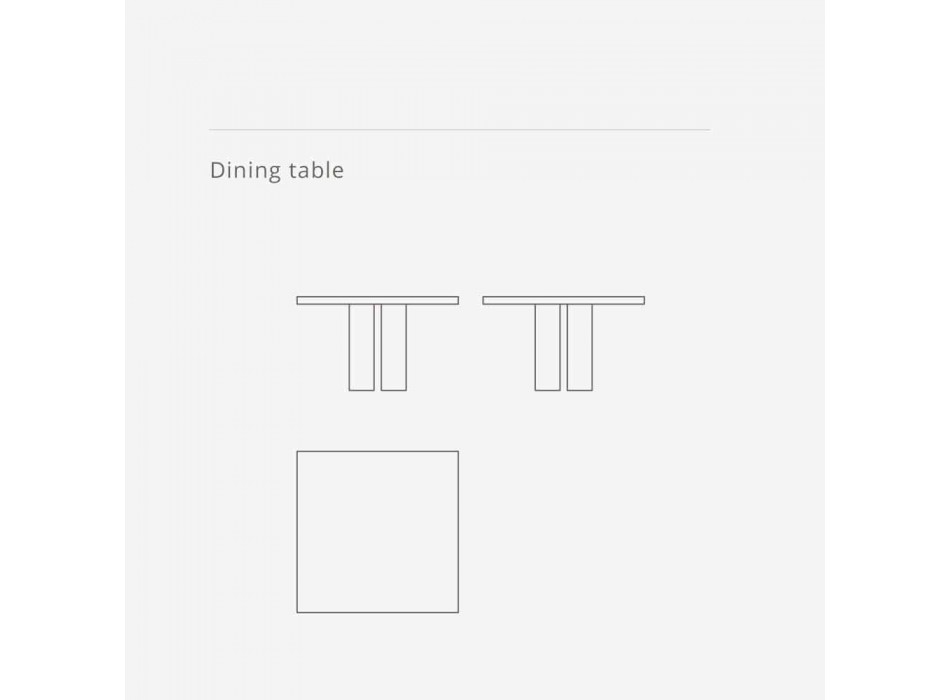 Tavolo da Cucina di Design in Marmo Daino Made in Italy – Zarino Viadurini