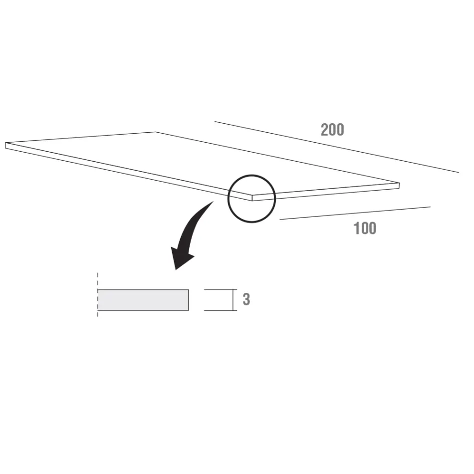Tavolo da Cucina in Fenix e Metallo Bianco di Qualità Made in Italy - Carlino Viadurini