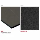 Tavolo da Cucina in Hpl con Base in Metallo Antracite Made in Italy - Aresto Viadurini