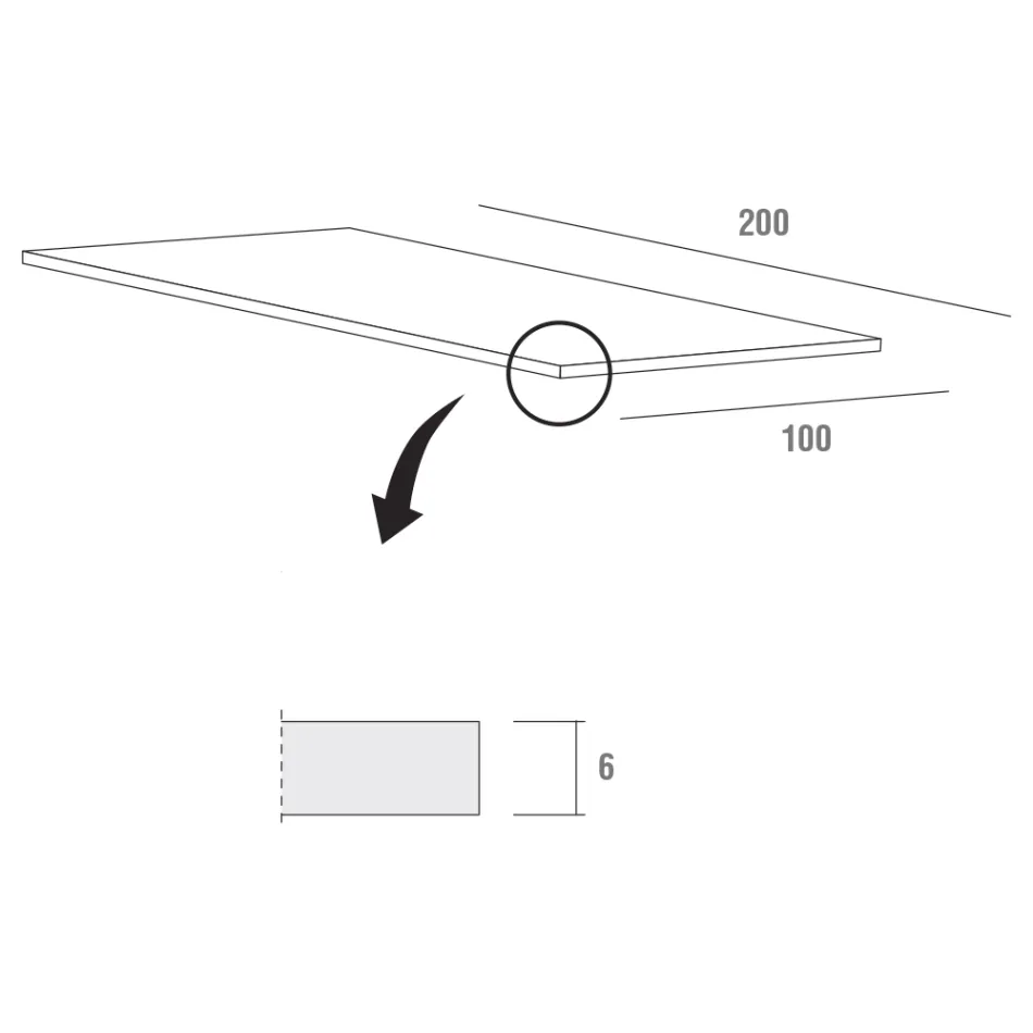Tavolo da Cucina in Legno e Metallo Made in Italy, Alta Qualità - Dotto Viadurini