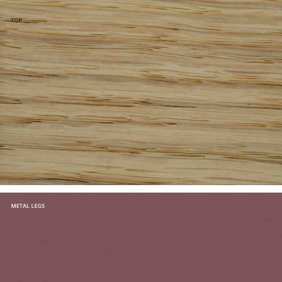 Tavolo da cucina in legno massellato di design made in Italy, Dionigi Viadurini