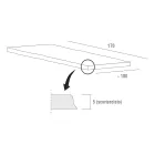 Tavolo da Cucina in Legno Scortecciato di Alta Qualità Made in Italy - Pinocchio Viadurini