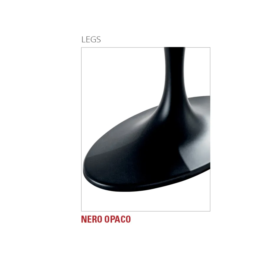 Tavolo da Cucina in Vetro Temperato e Marmo Made in Italy, di Lusso - Brontolo Viadurini